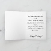 Christian Birthday Card – Numbers 6:24–26 Blessing カード (内部)