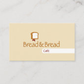 Christian Bread ロゴ | ベーカリーカフェの交わり 名刺 (正面)