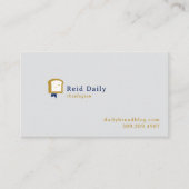 Christian Bread Logo | Bible Teacher Blogger 名刺 (正面)