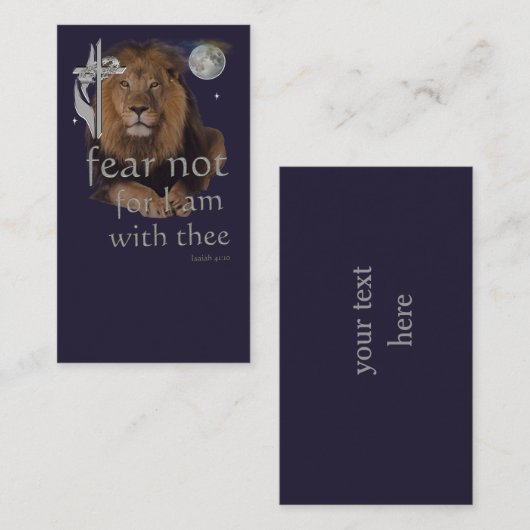 Christian Business Cards 名刺 (正面/裏面)