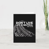 Christian Car Enthusiast Pastor - Don't Live Life  カード (正面)