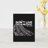 Christian Car Enthusiast Pastor - Don't Live Life  カード (黄色い花)