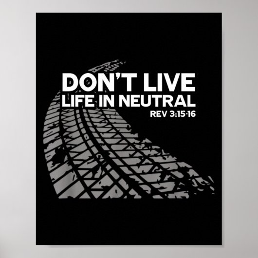 Christian Car Enthusiast Pastor - Don't Live Life  ポスター (正面)