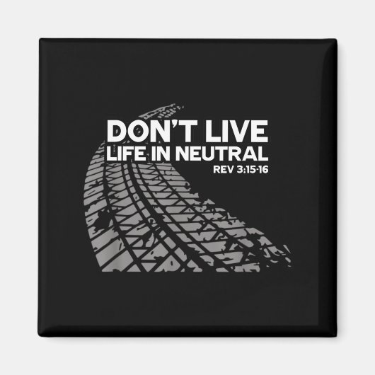Christian Car Enthusiast Pastor - Don't Live Life  マグネット (正面)