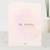 Christian Card: Jesus is risen. Be brave カード (裏面)