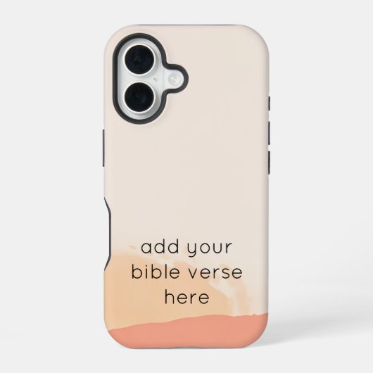 Christian Cellphoneケース – 編集可能 iPhone 16ケース (裏面)