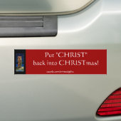 Christian CHRISTMAS Bumper Sticker バンパーステッカー (車上)