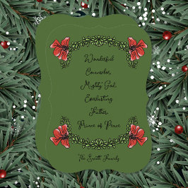 Christian Christmas Card シーズンカード