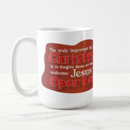 Christian Christmas Open Heart mug コーヒーマグカップ
