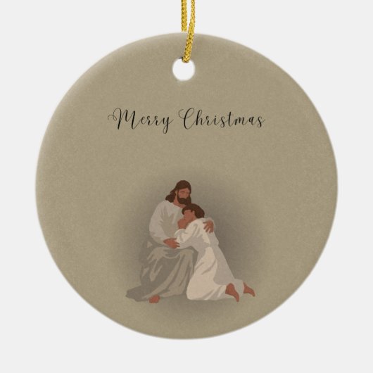 Christian Christmas Ornament  セラミックオーナメント (正面)