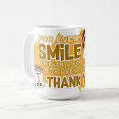 Christian Christmas Thank Lord Mug コーヒーマグカップ (正面左)