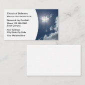 Christian Church Clergy Business Cards 名刺 (正面/裏面)