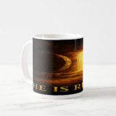 Christian Coffee Mug: He Is Risen コーヒーマグカップ (正面左)