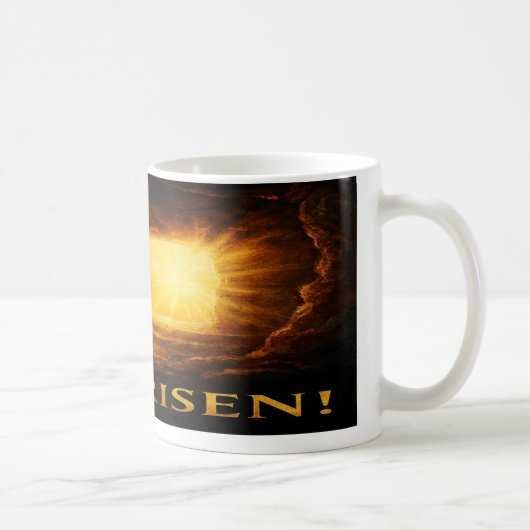 Christian Coffee Mug: He Is Risen コーヒーマグカップ (右)