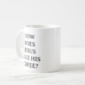 Christian Coffee Mug – Hebrews It Funny Joke コーヒーマグカップ (正面左)