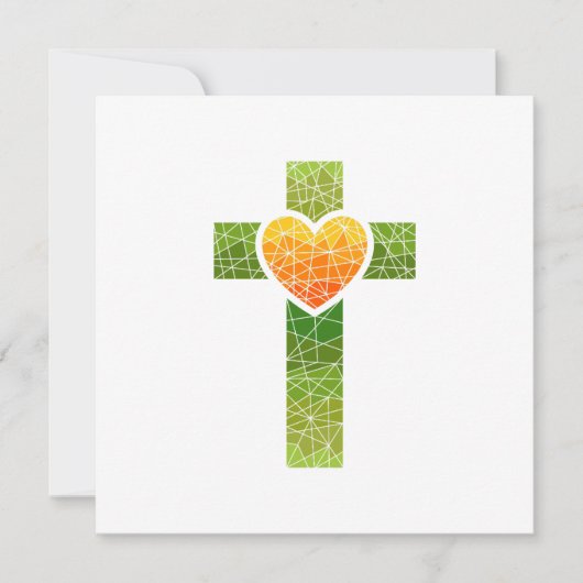 Christian Cross 招待状 (正面)