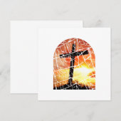 Christian Cross 招待状 (正面/裏面)