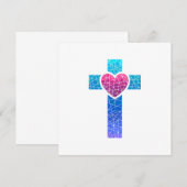 Christian Cross 招待状 (正面/裏面)