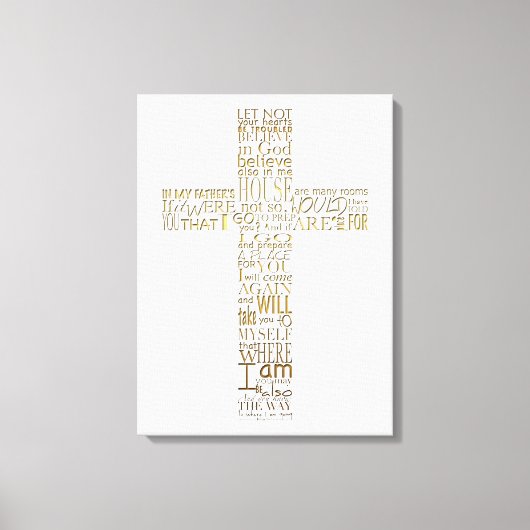 Christian Cross Bibleの聖句 – Canvas print キャンバスプリント (正面)