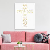 Christian Cross Bibleの聖句 – Canvas print キャンバスプリント (インサイチュ (リビング))