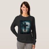 Christian Cross Faith and Prayer Tシャツ (正面フル)