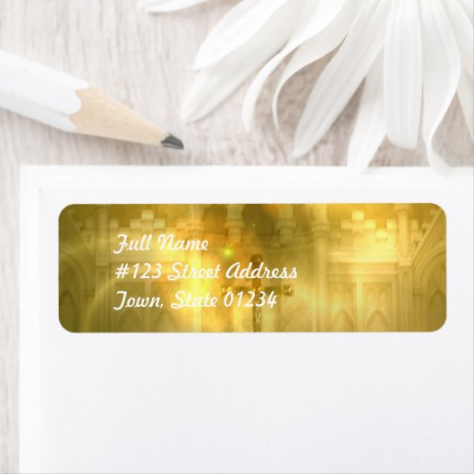 Christian Cross Mailing Labels ラベル (インサイチュ)