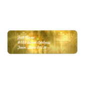 Christian Cross Mailing Labels ラベル (正面)