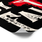 Christian Cross Scripture Live By Faith  ポスター (角)