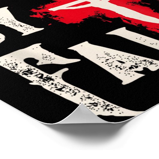 Christian Cross Scripture Live By Faith ポスター (角)