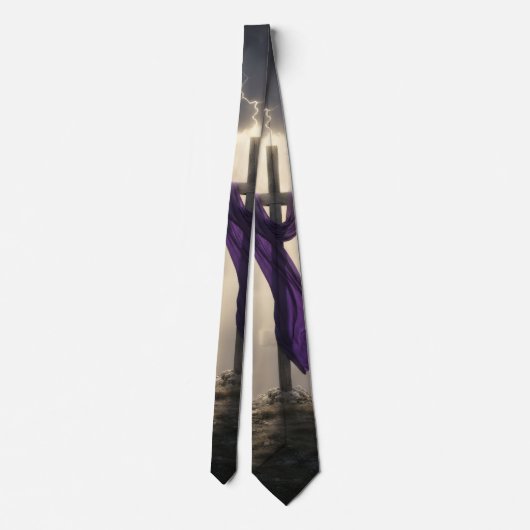Christian Cross Testimony Necktie ネクタイ (裏面)