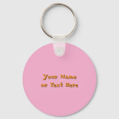 Christian Cross “Trust Jesus” Pink Gold キーホルダー (裏面)