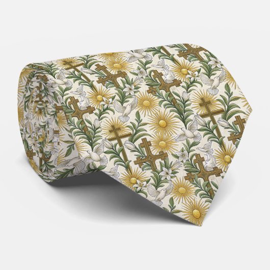 Christian Crosses Custom Necktie ネクタイ (ロール)