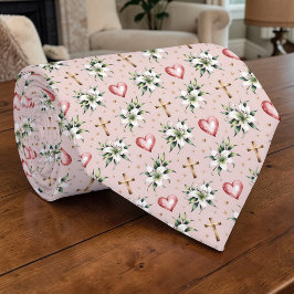 Christian Crosses Custom Necktie ネクタイ