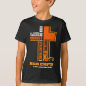 Christian Crps Warrior Fighter Rsd Crps Awareness  Tシャツ (正面)