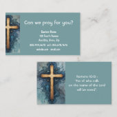 Christian Crucifix Cross Evangelism Card 名刺 (正面/裏面)