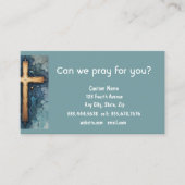 Christian Crucifix Cross Evangelism Card 名刺 (正面)