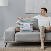 Christian Custom Name Do Not Worry Prayer for Him クッション