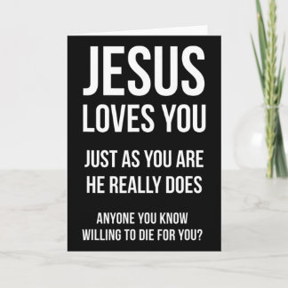 Christian Dad Saved Redeemed Forgiven Faith Christ カード