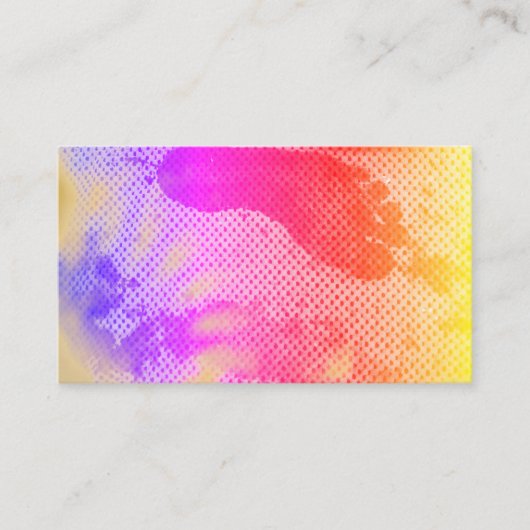 Christian Dance Footprint足名刺 名刺 (正面)