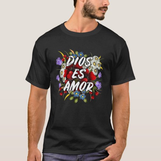 Christian  Dios Es Amor Tシャツ (正面)