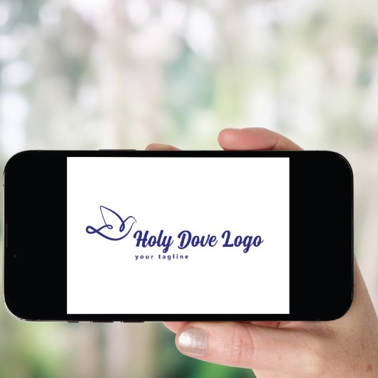Christian Dove Logo | Holy Spirit Faith Design 招待状
