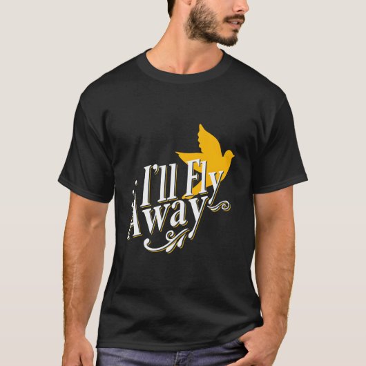 Christian Dove Salvation Religious Hymn I'Ll Fly A Tシャツ (正面)