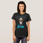 Christian Drummers  Print Sticking With Jesus Drum Tシャツ (正面フル)