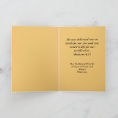 Christian Easterカード、Purple Easter恵み シーズンカード (内部)