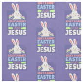 christian Easter Bunny jesus christ ファブリック (見本)