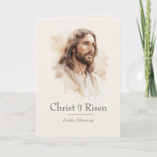 Christian Easter Card Christ is Risen Blessing シーズンカード
