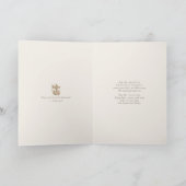 Christian Easter Card He is Risen Blessing シーズンカード (内部)