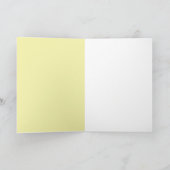 Christian Easter Card with empty gold cross カード (内部)