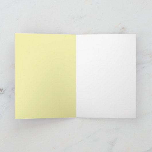 Christian Easter Card with empty gold cross カード (内部)