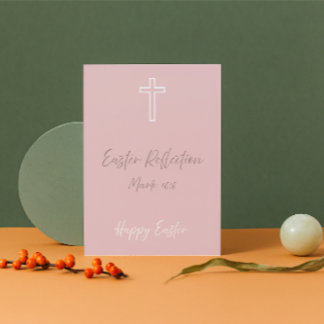 Christian Easter Reflection Card – Mark 16:6 Bible シーズンカード